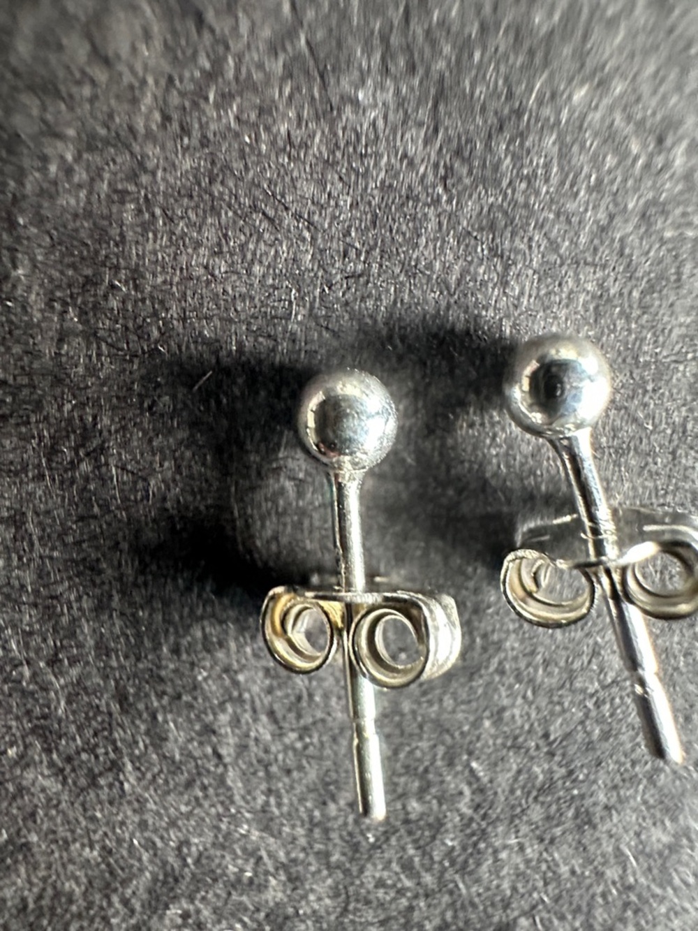 Sterling Silver Ball Stud Earrings